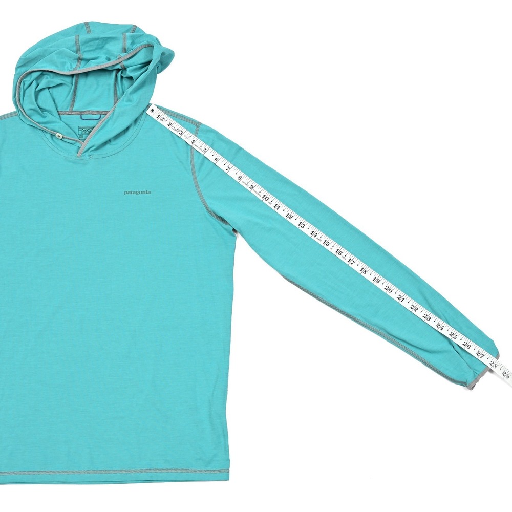 Patagonia Mens Pullover Tropic Comfort Hoodie II Aqua Moisture Wicking XS - Picture 4 of 8